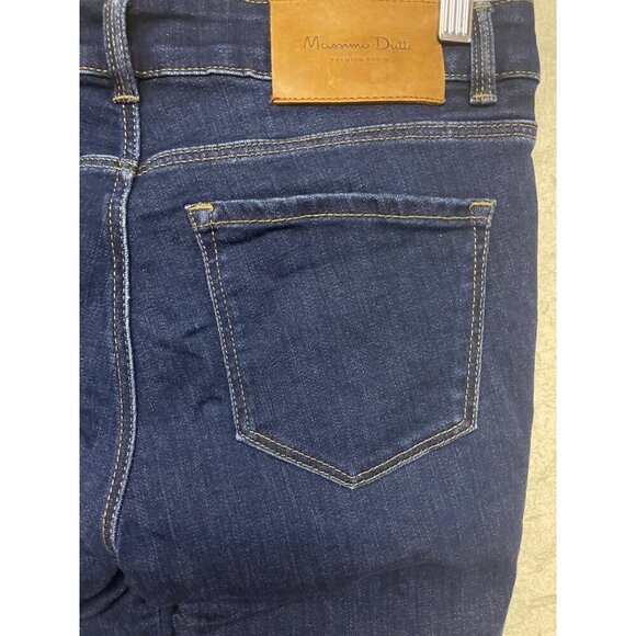 Massimo Dutti Women's Denim Blue Jeans Skinny Medium Wash Size 4 - Picture 4 of 9